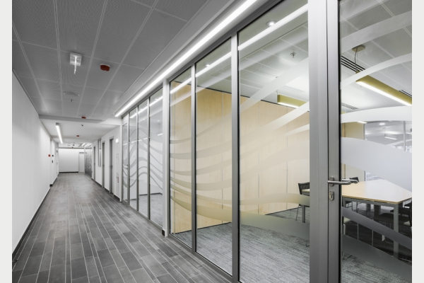 Bank Zenit. Corridors.