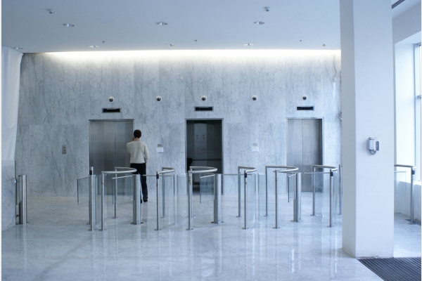 Office Rosgosstrah. Entrance hall.